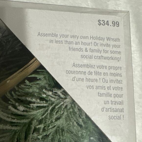 Ashland DIY Wreath Kit Snowy Red Berry Mix. Easy Instructions on back of box.NEW - Picture 4 of 8